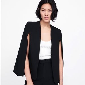 Zara Cape Blazer sz L